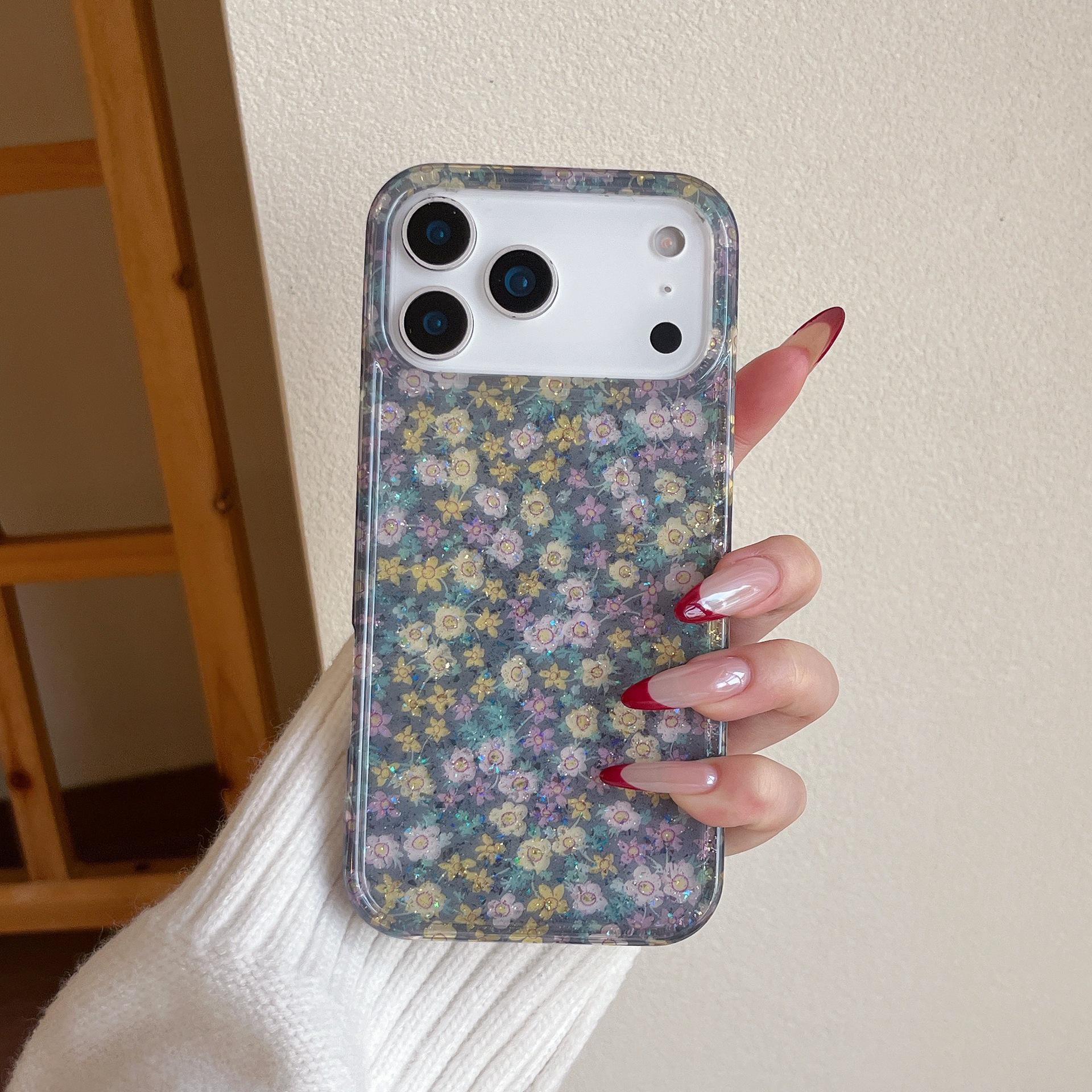 Glitter Sequin Flower Oil Painting Full Coverage Case for iPhone 17 Pro Max, 16, 15, 14 iPhone 17 Pro Max
Glitter Sequin Flower Oil Painting Full Coverage Case for iPhone 17 Pro Max, 16, 15, 14 iPhone 17 Pro Max