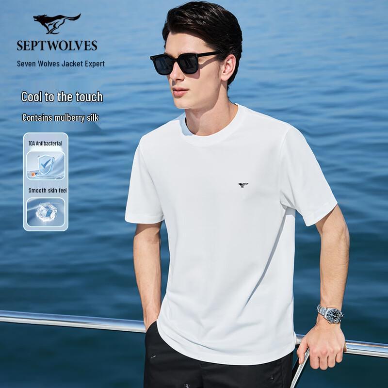 Septwolves Men s Silk Blend Antibacterial Round Neck T-Shirt 175/92A/XL
Septwolves Men s Silk Blend Antibacterial Round Neck T-Shirt 175/92A/XL