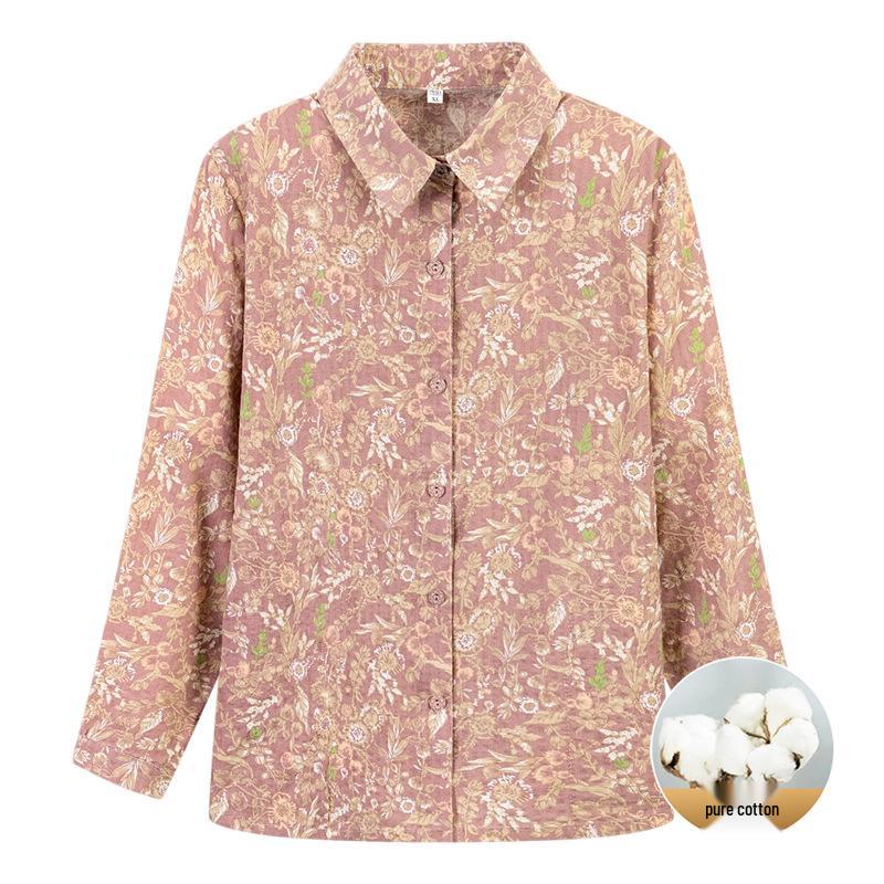 2026 New Style: Pure Cotton Summer Long-Sleeve Shirt for Middle-Aged and Elderly Women 4XL (recommended 130-145 jin)
2026 New Style: Pure Cotton Summer Long-Sleeve Shirt for Middle-Aged and Elderly Women 4XL (recommended 130-145 jin)
