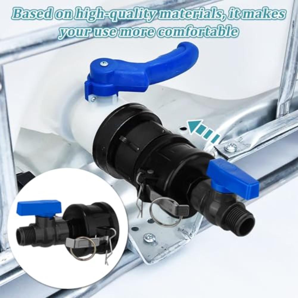 2 IBC IBC Tote Adapter Water Flow Control Valve Valve Rust-proof Wear Resistant Converts Outlet To GHT Threads China Mainland
2 IBC IBC Tote Adapter Water Flow Control Valve Valve Rust-proof Wear Resistant Converts Outlet To GHT Threads China Mainland