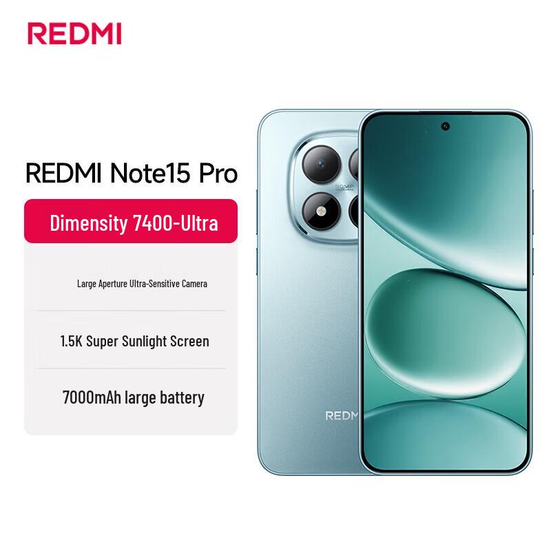 Xiaomi Redmi Note 15 Pro (CN version) 8GB RAM + 256GB Storage
Xiaomi Redmi Note 15 Pro (CN version) 8GB RAM + 256GB Storage