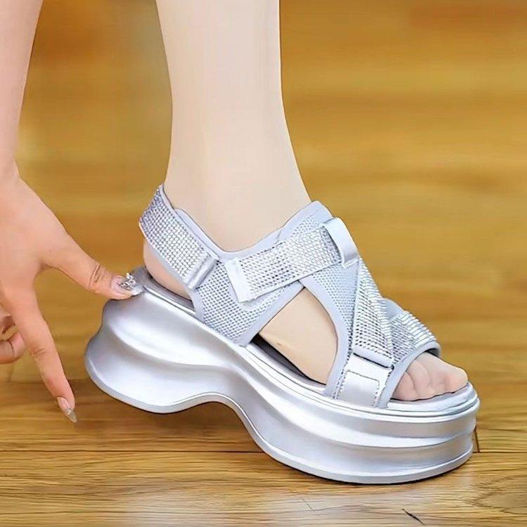 Босоножки на платформе с увеличением высоты 6 см, женская верхняя одежда, лето 2024, новые пляжные туфли с юбкой, римские туфли 40
Босоножки на платформе с увеличением высоты 6 см, женская верхняя одежда, лето 2024, новые пляжные туфли с юбкой, римские туфли 40