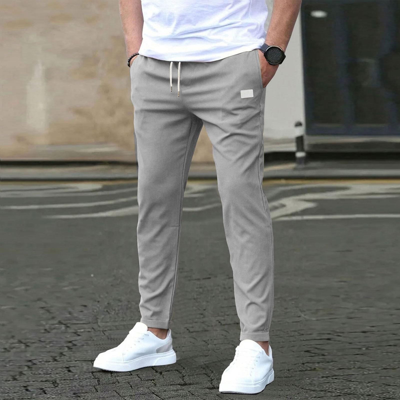 Casual Slim-fit Nine-point Men s Pants Color Casual Pocket Pants L
Casual Slim-fit Nine-point Men s Pants Color Casual Pocket Pants L