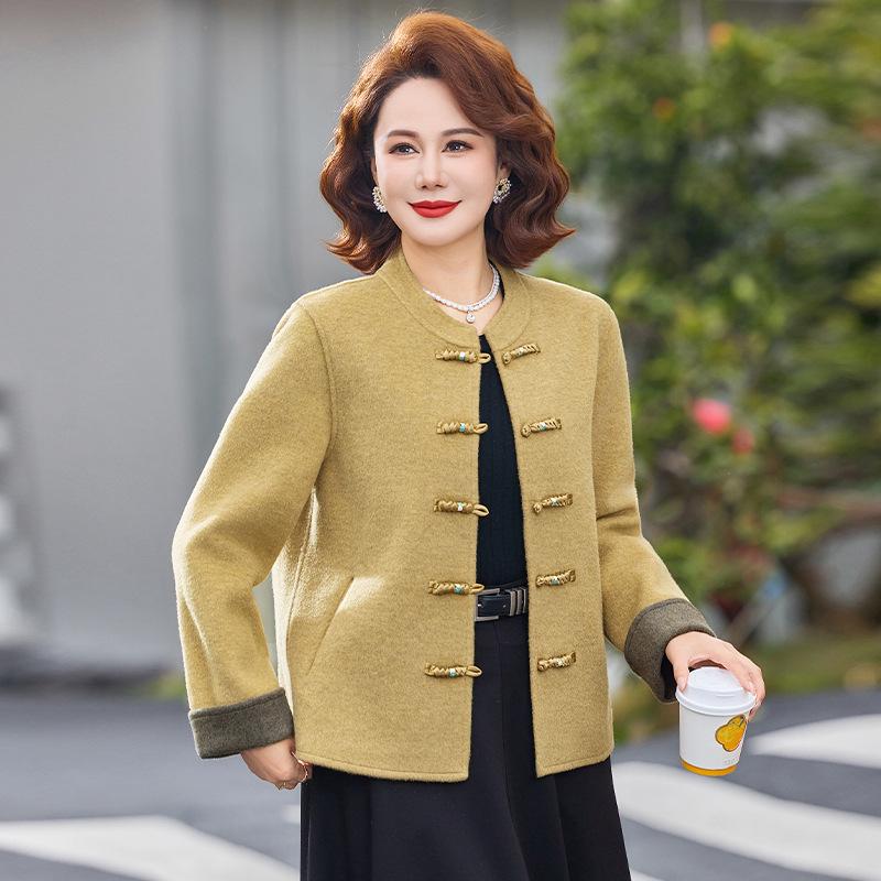 New Women s Spring Arrival: Double-Sided Wool Coat with Stand Collar & Frog Button, Color Block, Plus Size, Slimming 4XL жёлтый
New Women s Spring Arrival: Double-Sided Wool Coat with Stand Collar & Frog Button, Color Block, Plus Size, Slimming 4XL жёлтый