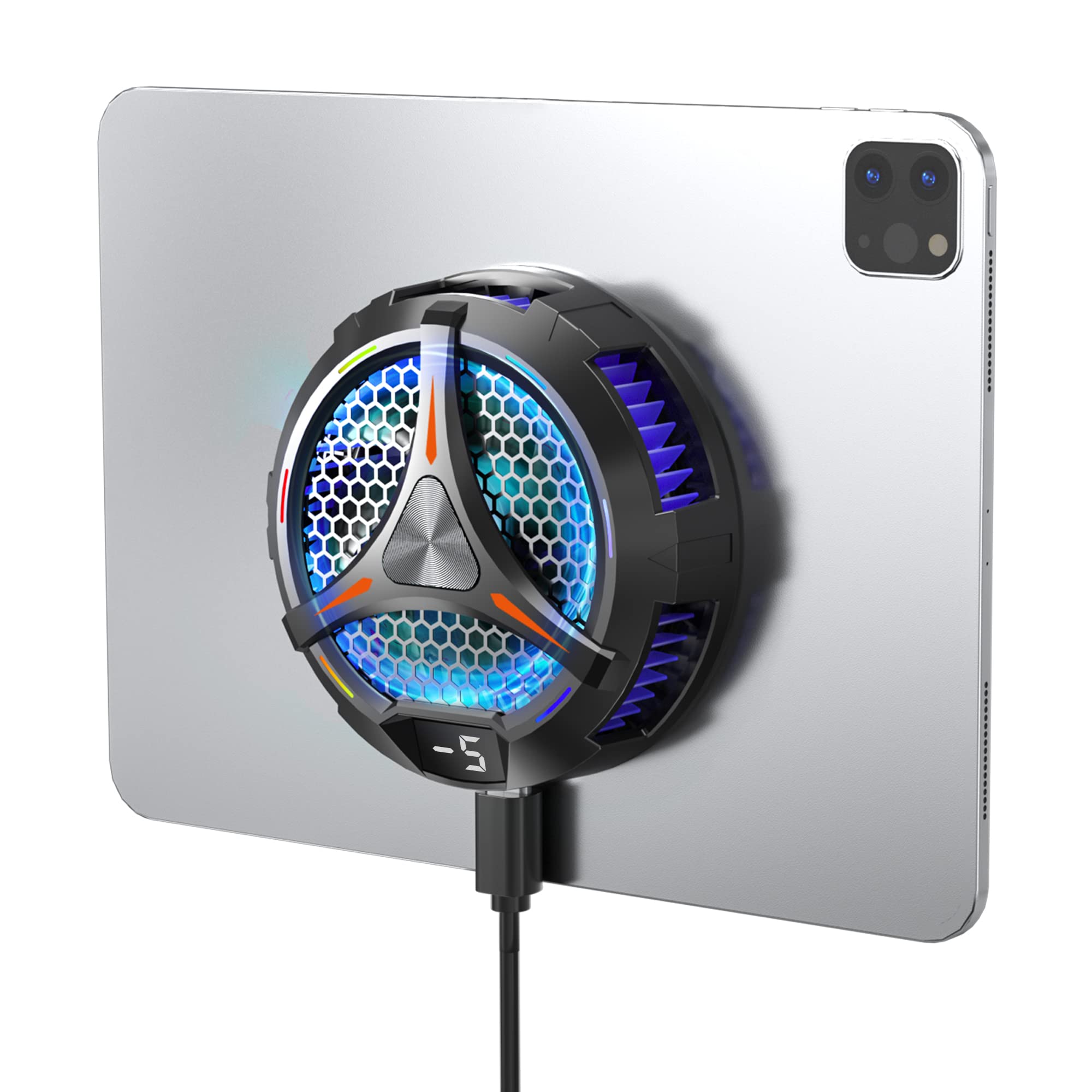 MTS X42Pro Tablet Cooling Fan Peltier Device iPad Cooler 20W High Output Cooling Area 2 Stage Power Adjustment Magnet Temperature Display 120 Frame чорний
MTS X42Pro Tablet Cooling Fan Peltier Device iPad Cooler 20W High Output Cooling Area 2 Stage Power Adjustment Magnet Temperature Display 120 Frame чорний