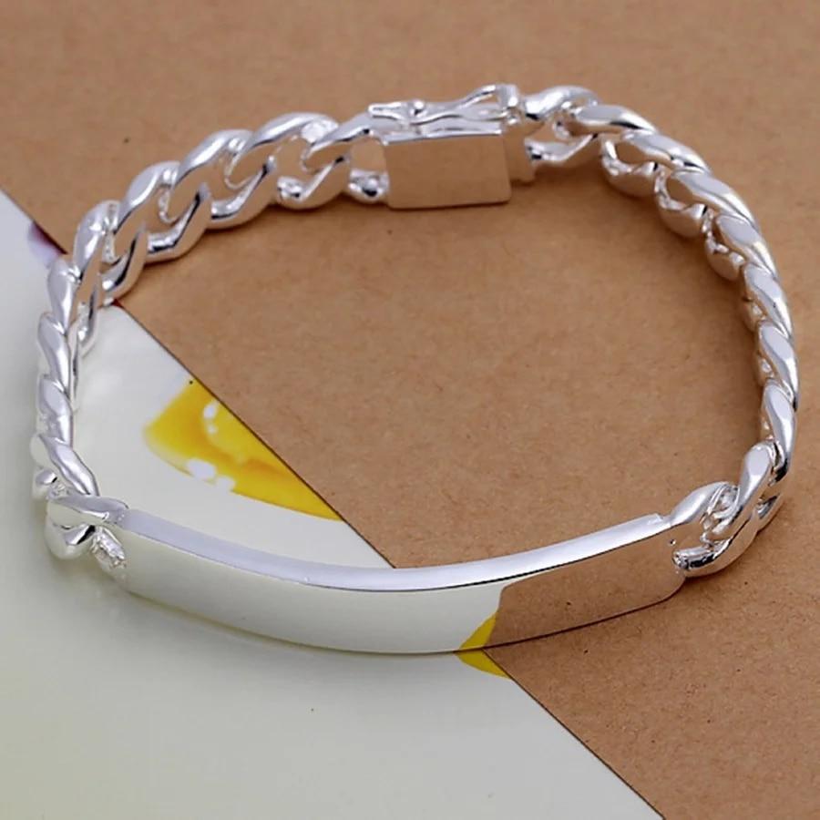 Charm 925 Sterling Silver Design Noble Pretty 10mm Mens Chain Jewelry Fashion Geometric Bracelet Free Shipping Factory Price
Charm 925 Sterling Silver Design Noble Pretty 10mm Mens Chain Jewelry Fashion Geometric Bracelet Free Shipping Factory Price