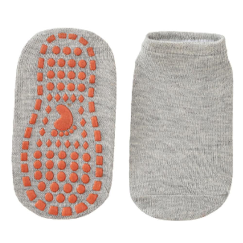 Trampoline Sock Anti-Slip Floor Socks Solid Color Parent-Child Socks Comfortable for Yoga Barre Pilates S-1-4Years сірий
Trampoline Sock Anti-Slip Floor Socks Solid Color Parent-Child Socks Comfortable for Yoga Barre Pilates S-1-4Years сірий