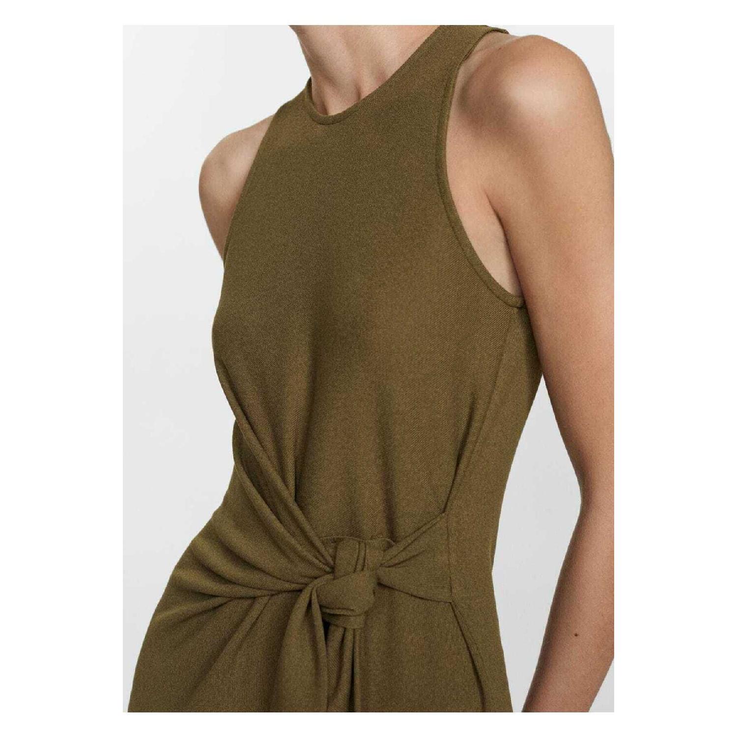 Трикотажное платье с завязками XS зелёный
Трикотажное платье с завязками XS зелёный