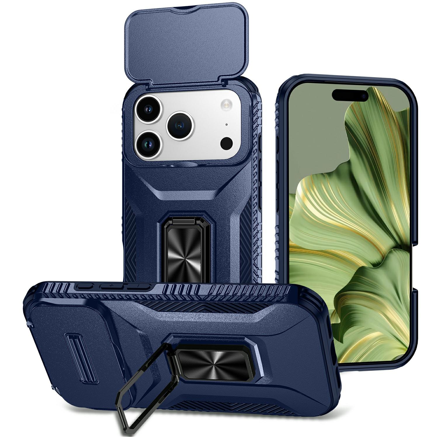 For iPhone 17 Pro Case Camshield Kickstand TPU+PC Anti-Slip Phone Cover Blue
For iPhone 17 Pro Case Camshield Kickstand TPU+PC Anti-Slip Phone Cover Blue