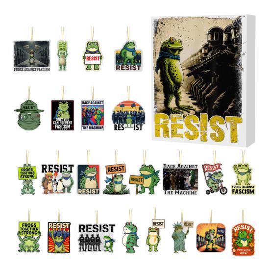Адвент-календарь Resist Дизайн лягушки 24-дневный обратный отсчет Праздничный календарь для семейных мероприятий Усилитель праздничной атмосферы C
Адвент-календарь Resist Дизайн лягушки 24-дневный обратный отсчет Праздничный календарь для семейных мероприятий Усилитель праздничной атмосферы C