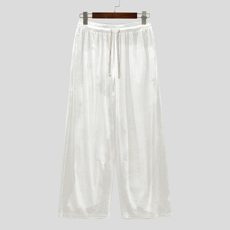 INCERUN Мужские однотонные вельветовые повседневные свободные длинные брюки на резинке с кулиской 5XL белый
INCERUN Мужские однотонные вельветовые повседневные свободные длинные брюки на резинке с кулиской 5XL белый