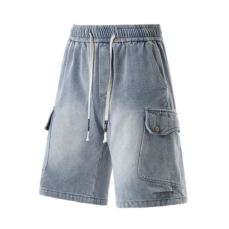 Denim Shorts For Men In Summer, Loose Straight Leg Five Quarter Length Shorts For Men, Wide Leg Denim Shorts For Men, Sports Jeans For Men XXXXXL синій
Denim Shorts For Men In Summer, Loose Straight Leg Five Quarter Length Shorts For Men, Wide Leg Denim Shorts For Men, Sports Jeans For Men XXXXXL синій