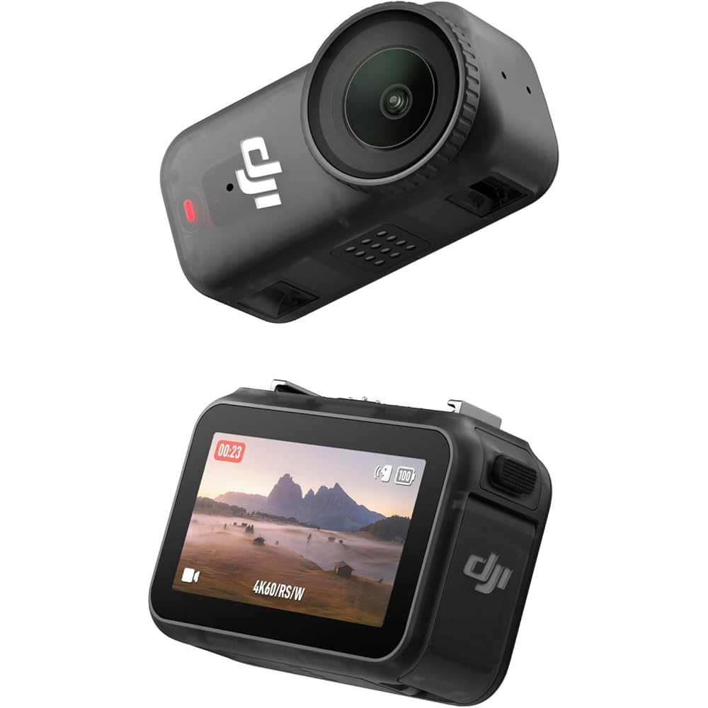 DJI Osmo Nano Standard Combo (128GB) Wearable Camera, Compact 4K/60fps Vlogging Camera with 1/1.3 Sensor, 143° Wide-Angle FOV, 200 Minutes of Recordi
DJI Osmo Nano Standard Combo (128GB) Wearable Camera, Compact 4K/60fps Vlogging Camera with 1/1.3 Sensor, 143° Wide-Angle FOV, 200 Minutes of Recordi