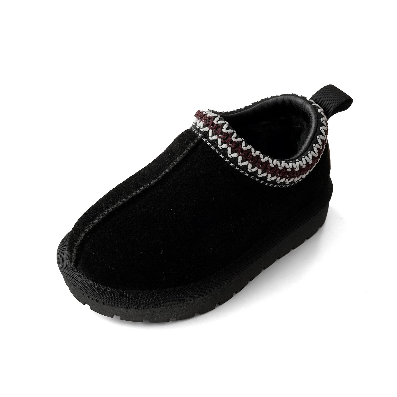 Winter Children Cowhide Suede Snow Boots Baby Soft Thick Fur Warm Shoes Boys Girls Retro Low-top Winter Shoes Princess Boots 37
Winter Children Cowhide Suede Snow Boots Baby Soft Thick Fur Warm Shoes Boys Girls Retro Low-top Winter Shoes Princess Boots 37