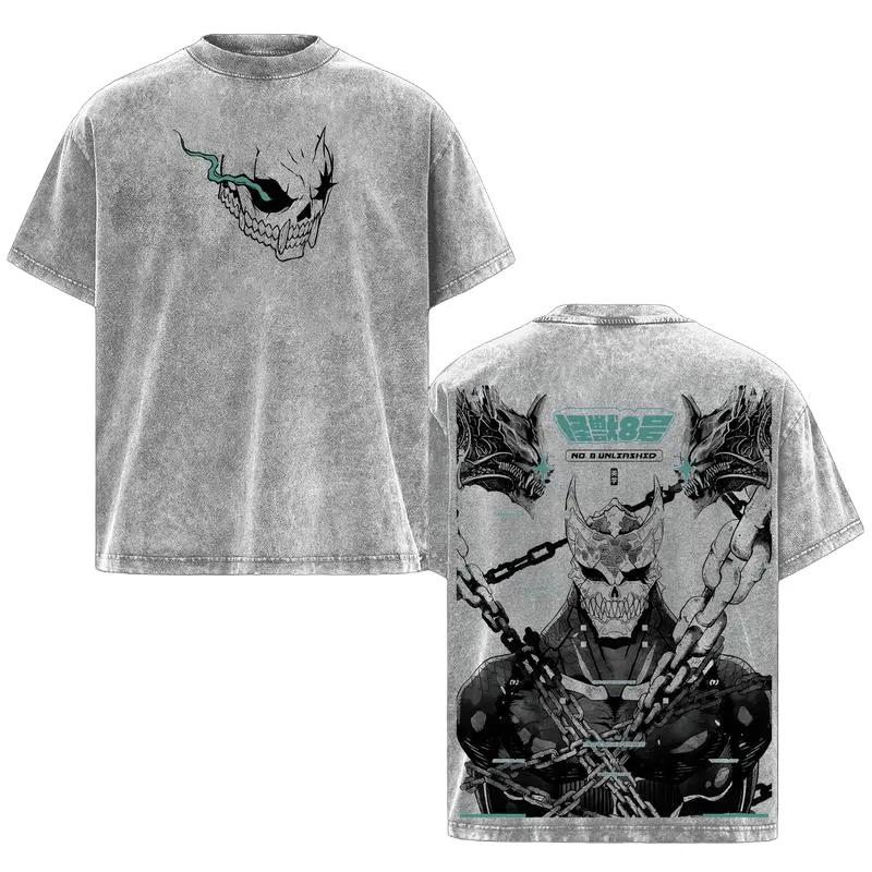 Hibino Kafka Print T-shirt Anime Kaiju No. 8 Clothing Men Women Short Sleeve Tshirts Retro Washed T Shirt Harajuku Cotton Tops XXL сірий колір
Hibino Kafka Print T-shirt Anime Kaiju No. 8 Clothing Men Women Short Sleeve Tshirts Retro Washed T Shirt Harajuku Cotton Tops XXL сірий колір