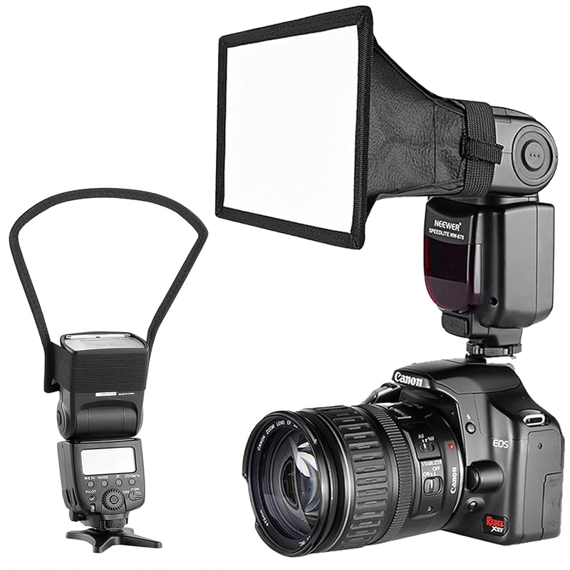 Neewer camera speedlite flash softbox reflector diffuser kit DSLR Camera flash, Neewer TT560 TT850 TT860 NW561 NW670 VK750II Flash compatible
Neewer camera speedlite flash softbox reflector diffuser kit DSLR Camera flash, Neewer TT560 TT850 TT860 NW561 NW670 VK750II Flash compatible