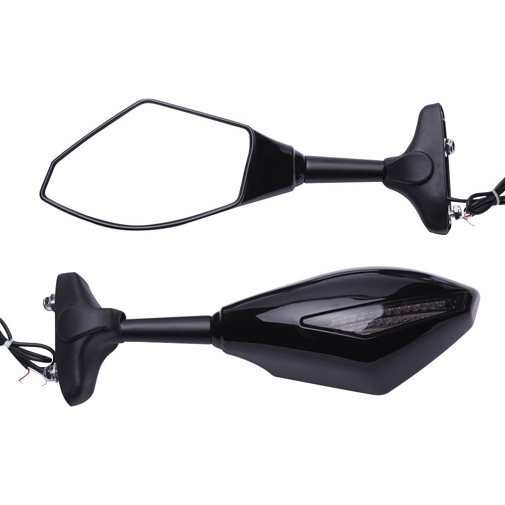 2 светодиодных указателя поворота, боковые зеркала со светодиодным указателем поворота, зеркало заднего вида 10 мм для мотоцикла Honda Suzuki Gloss Black
2 светодиодных указателя поворота, боковые зеркала со светодиодным указателем поворота, зеркало заднего вида 10 мм для мотоцикла Honda Suzuki Gloss Black