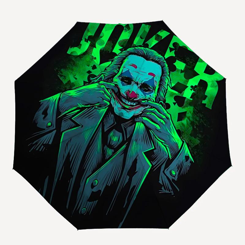 1pc Joker Clown Automatic Folding Umbrella - Compact 8-Rib Design, Durable Plastic & Iron, Lightweight for Outdoor Daily Use22065
1pc Joker Clown Automatic Folding Umbrella - Compact 8-Rib Design, Durable Plastic & Iron, Lightweight for Outdoor Daily Use22065