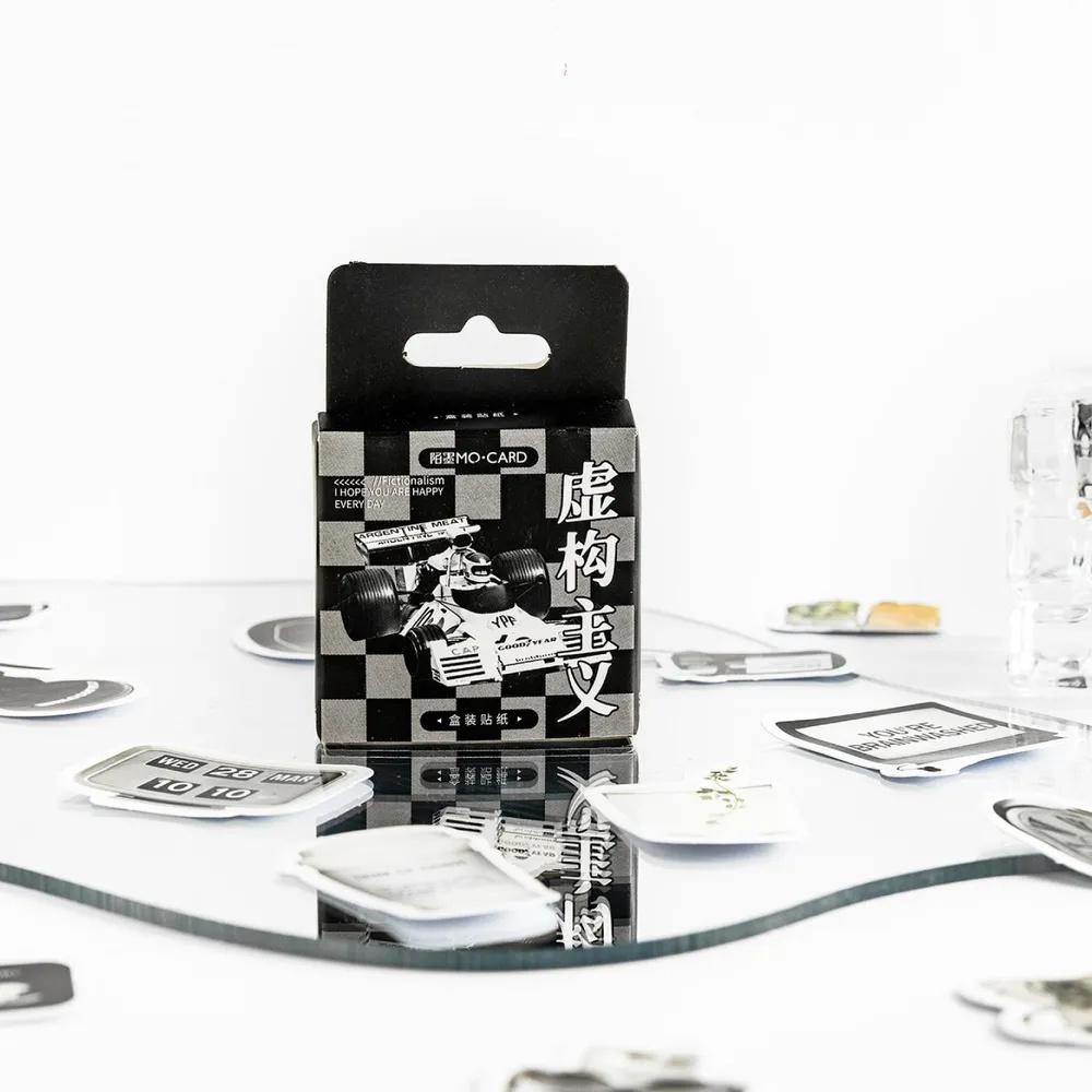 DIY Life Journaling Material Decoration Self-adhesive Sealing Stickers (45 Sheets) One Size чорний
DIY Life Journaling Material Decoration Self-adhesive Sealing Stickers (45 Sheets) One Size чорний