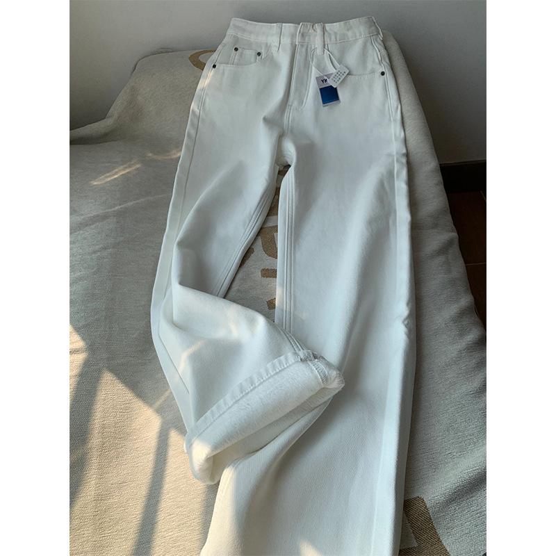 Women s White Fleece Lined High Waist Wide Leg Jeans - Winter Plus Size Slimming Straight Leg Floor Length 4XL
Women s White Fleece Lined High Waist Wide Leg Jeans - Winter Plus Size Slimming Straight Leg Floor Length 4XL