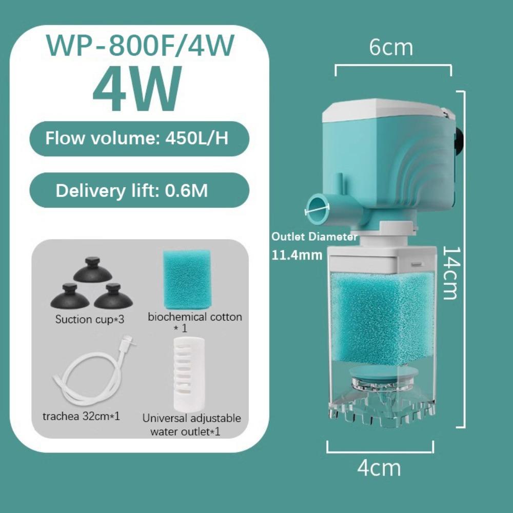 Кислородный аквариум губка фильтр присоска воздушный насос очистка воды аквариум WP-800F/4W
Кислородный аквариум губка фильтр присоска воздушный насос очистка воды аквариум WP-800F/4W