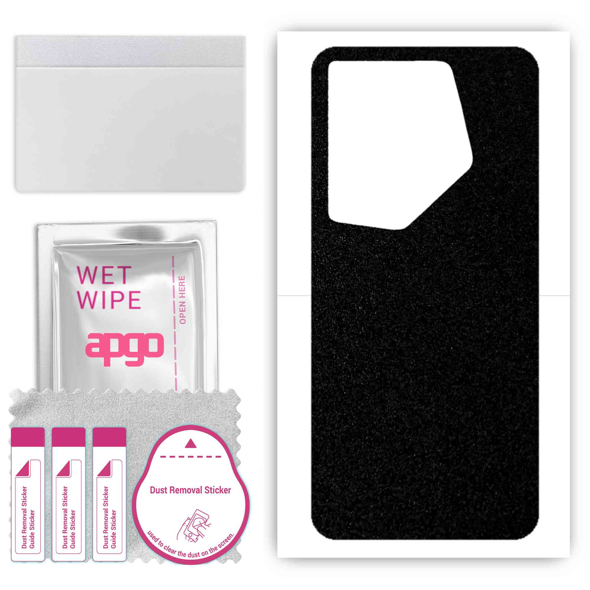 apgo Protective Skin Sticker for the back compatible with Tecno Camon 20 Pro 5G, Wrap Film, Foil, Vinyl - Pattern Matte Black
apgo Protective Skin Sticker for the back compatible with Tecno Camon 20 Pro 5G, Wrap Film, Foil, Vinyl - Pattern Matte Black