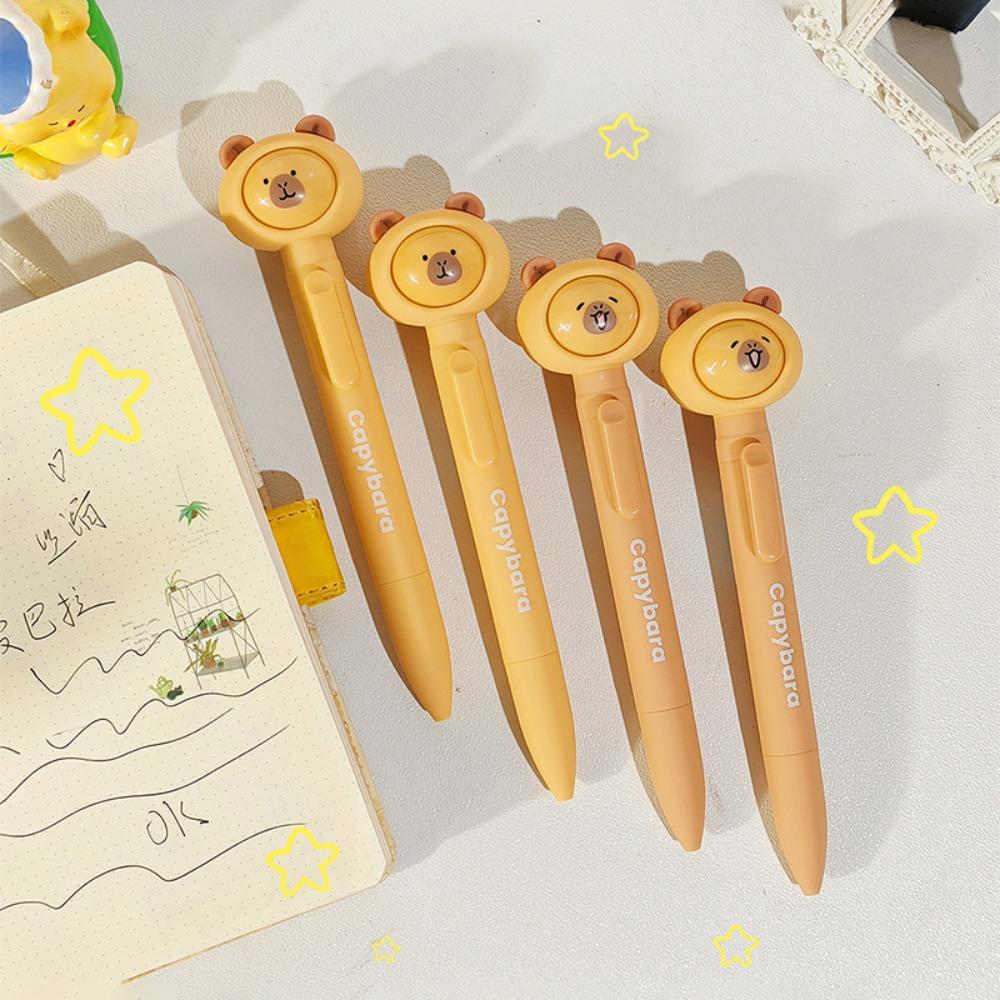 Cute Capybara Gel Pen Stress Relief 0.5mm Black Ink Neutral Pen Quick Drying Smooth Ballpoint Pen School Office
Cute Capybara Gel Pen Stress Relief 0.5mm Black Ink Neutral Pen Quick Drying Smooth Ballpoint Pen School Office