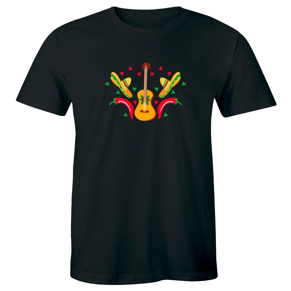 Cinco De Mayo Guitar with Sombreros Men s T-Shirt Proud Mexican American Shirt S
Cinco De Mayo Guitar with Sombreros Men s T-Shirt Proud Mexican American Shirt S