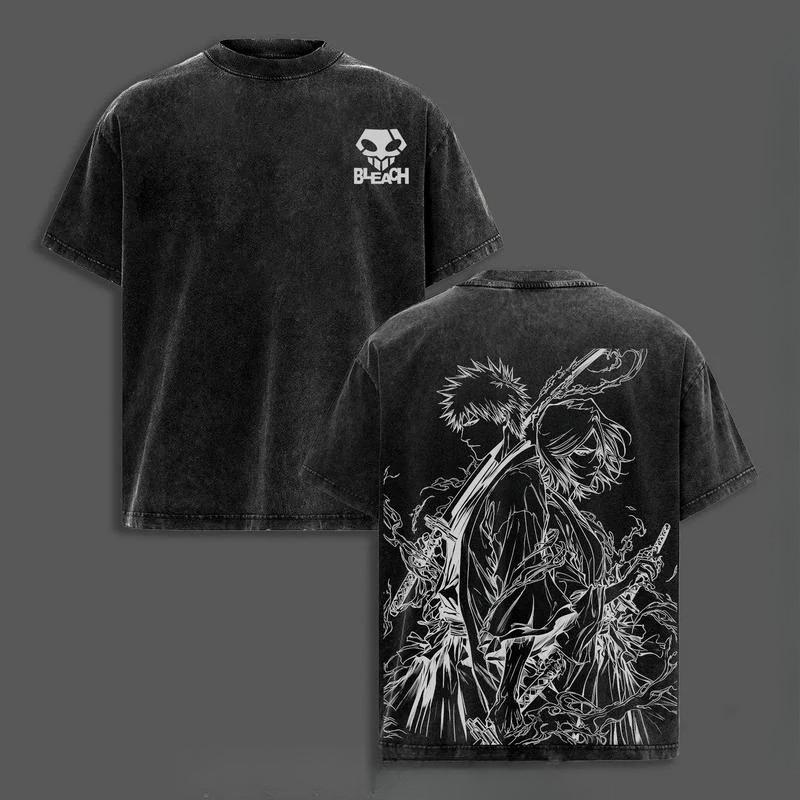Аніме BLEACH Куросакі Ічіго Кучики Рукія Графічний Принт Футболка Чоловіки Жінки Футболки Вінтажний Ті Шорт Харадзюку Прана Бавовняна Футболка XL чорний
Аніме BLEACH Куросакі Ічіго Кучики Рукія Графічний Принт Футболка Чоловіки Жінки Футболки Вінтажний Ті Шорт Харадзюку Прана Бавовняна Футболка XL чорний