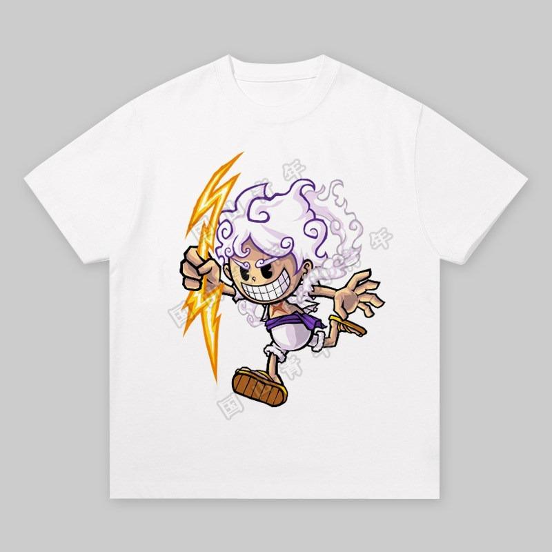 One Piece The Pirate King Shortsleeved Tshirt for Childrens Clothing Luffys Outfit Made of Pure Cotton Familyfriendly S
One Piece The Pirate King Shortsleeved Tshirt for Childrens Clothing Luffys Outfit Made of Pure Cotton Familyfriendly S