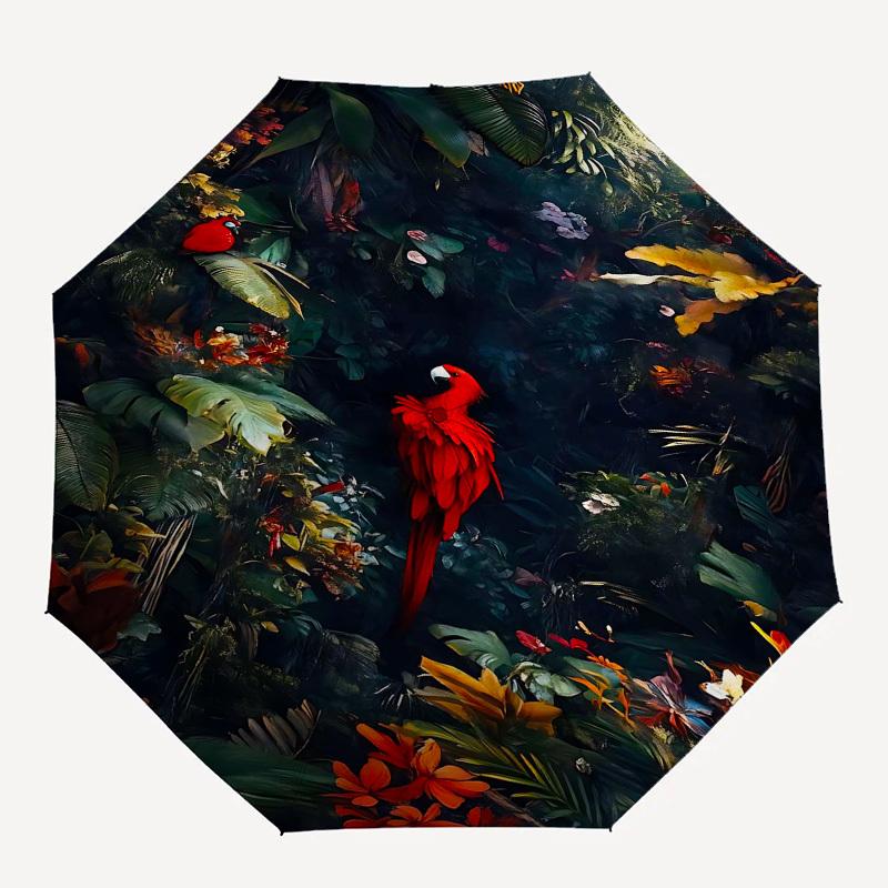1pc jungle parrotOpen/Close Umbrella-Windproof, Compact Travel Umbrella, Sturdy 8-Rib Shaft, Outdoor Accessory, 1035
1pc jungle parrotOpen/Close Umbrella-Windproof, Compact Travel Umbrella, Sturdy 8-Rib Shaft, Outdoor Accessory, 1035
