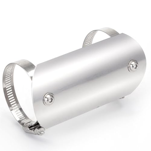 UME-STAR Защита глушителя Защита от тепла глушителя Нержавеющая сталь Крышка глушителя Мотоциклетный тепловой экран Защита мотоцикла Защита Кастомные детали (Сильв