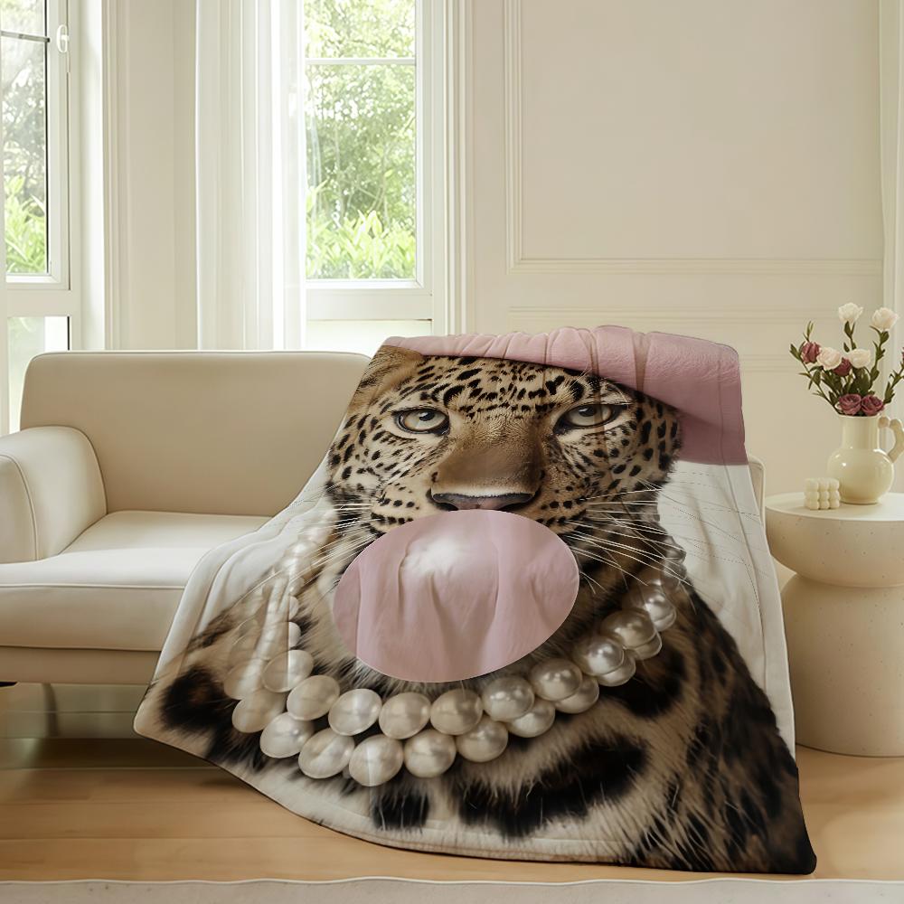 Trendy Pink Retro Leopard Blanket Warm Soft Suitable For Bedroom Sofa Bed Living Room Office Travel Camping Gifts 75cmx90cm
Trendy Pink Retro Leopard Blanket Warm Soft Suitable For Bedroom Sofa Bed Living Room Office Travel Camping Gifts 75cmx90cm