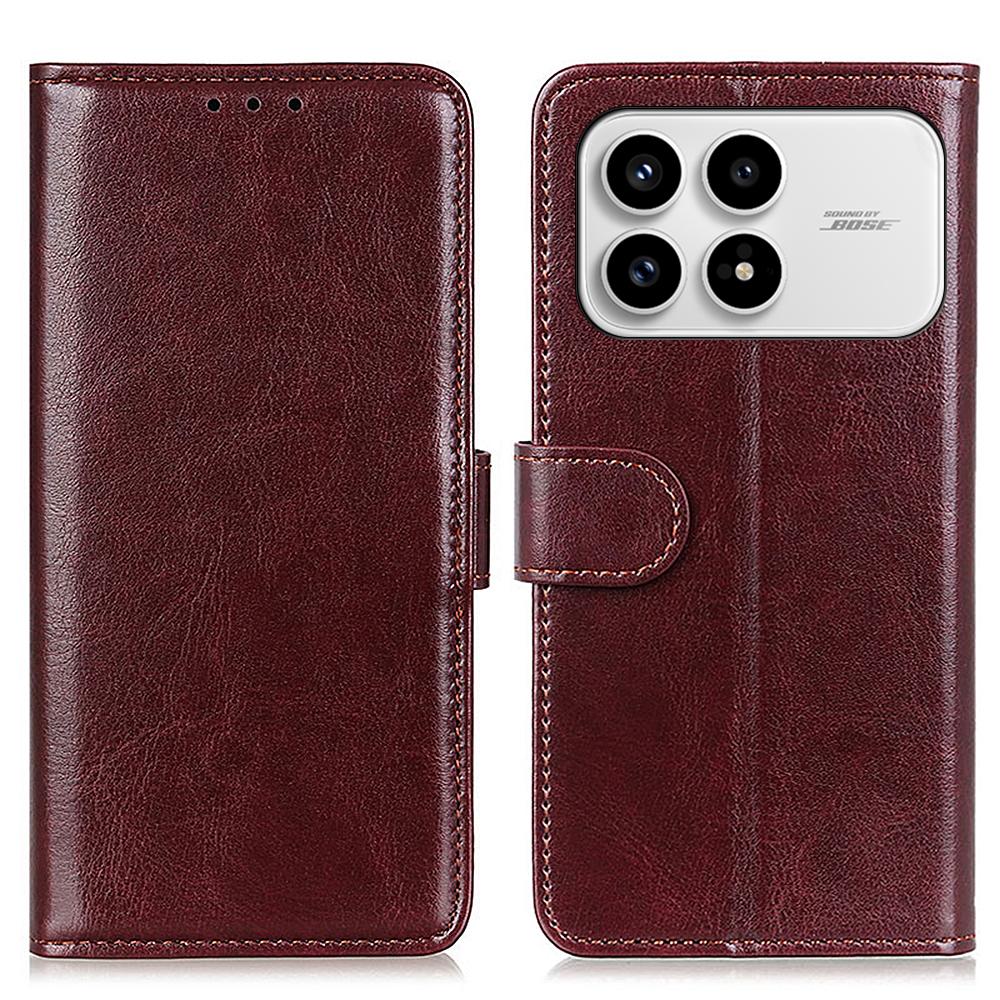 For Xiaomi Redmi K90 5G/Poco F8 Pro Case Crazy Horse Texture PU Leather Phone Stand Cover
For Xiaomi Redmi K90 5G/Poco F8 Pro Case Crazy Horse Texture PU Leather Phone Stand Cover