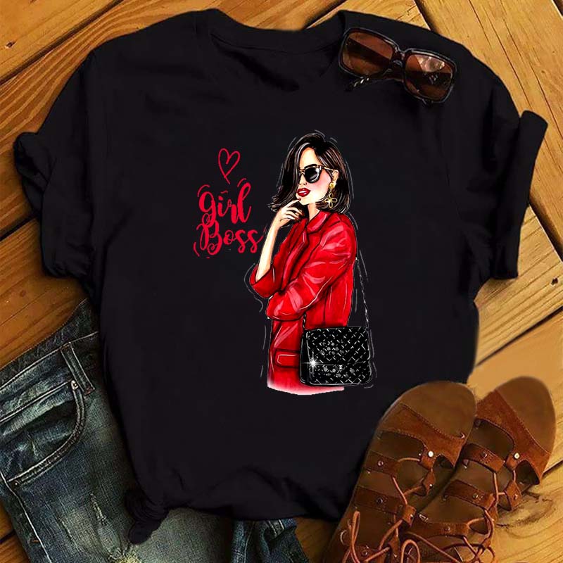 Fashion Summer Tops T Shirt Women Tshirt Vogue Tshirt Graphic Tee Cute Women T-shirt Female Tee Shirt 90s Girls Tees 3XL чорний
Fashion Summer Tops T Shirt Women Tshirt Vogue Tshirt Graphic Tee Cute Women T-shirt Female Tee Shirt 90s Girls Tees 3XL чорний