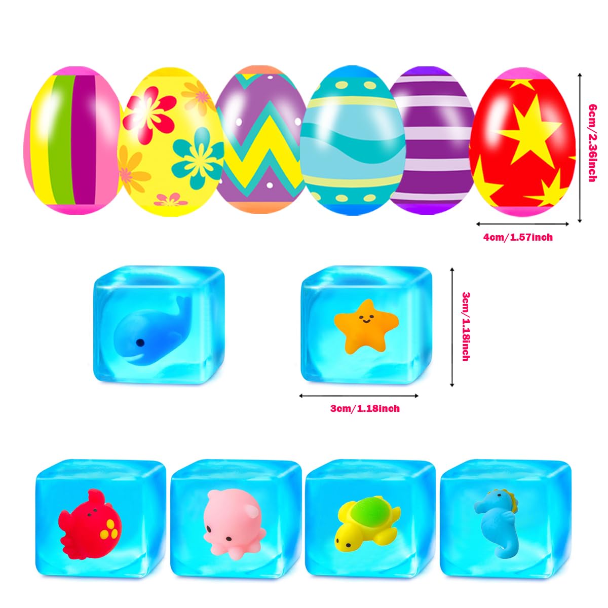 6 Pcs Squishy Stress Cube Fidget S, Sensory Squeeze S For Boys Girls, Easter Basket Stuffers, Egg Fillers & Party Fav
6 Pcs Squishy Stress Cube Fidget S, Sensory Squeeze S For Boys Girls, Easter Basket Stuffers, Egg Fillers & Party Fav