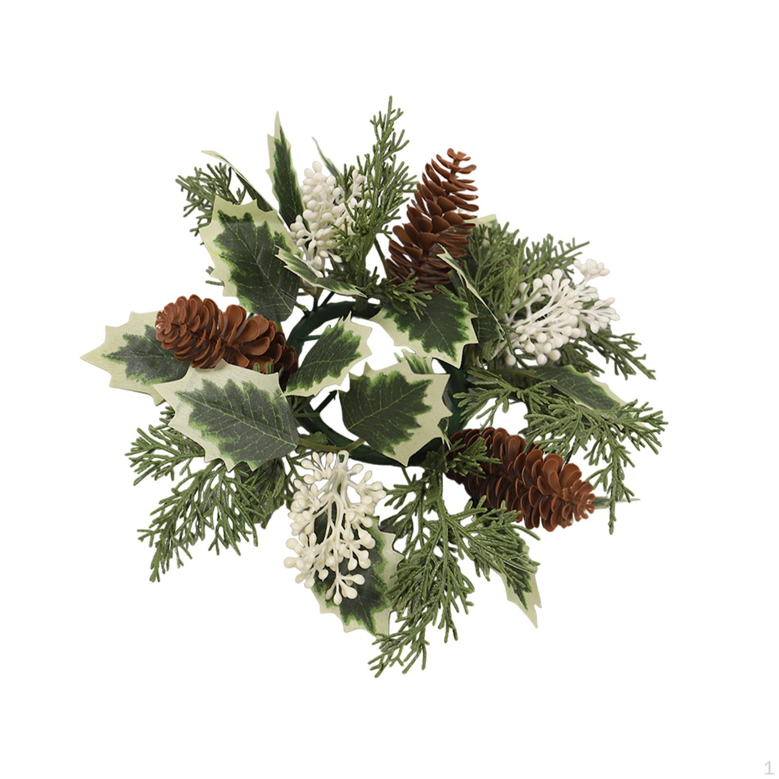 Кольцо-гирлянда со свечами и венком, держатель для праздничного ужина в честь Дня благодарения White Berries 25cm
Кольцо-гирлянда со свечами и венком, держатель для праздничного ужина в честь Дня благодарения White Berries 25cm