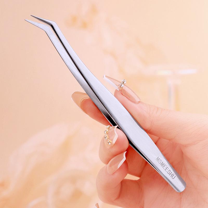 Misu Shu Stainless Steel Precision Tweezers for Eyelash Extensions - Home Use & Beginner Friendly.
Misu Shu Stainless Steel Precision Tweezers for Eyelash Extensions - Home Use & Beginner Friendly.