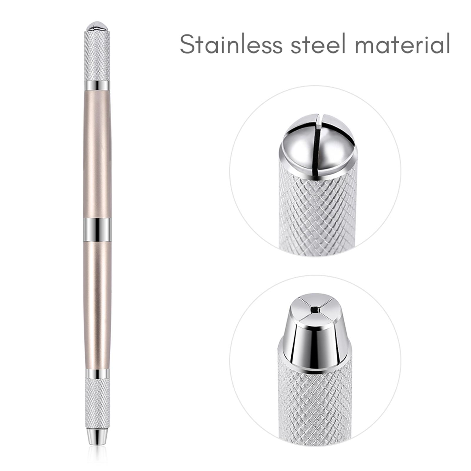 Doubleheaded Eyebrow Tattoo Microblading Blade Needle Pen Semi Permanent Manual Makeup Tool
Doubleheaded Eyebrow Tattoo Microblading Blade Needle Pen Semi Permanent Manual Makeup Tool