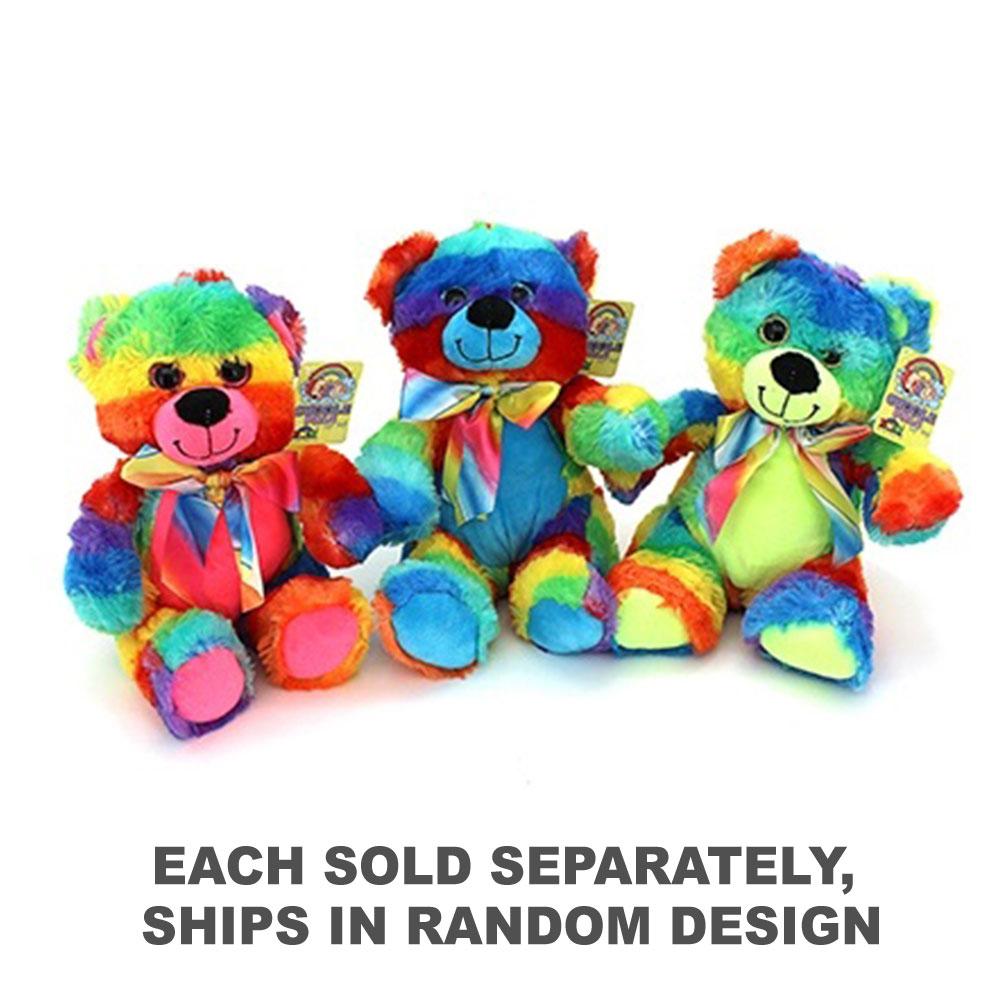 Rainbow Plush Teddy Bear 22cm (1pc Random Style)
Rainbow Plush Teddy Bear 22cm (1pc Random Style)