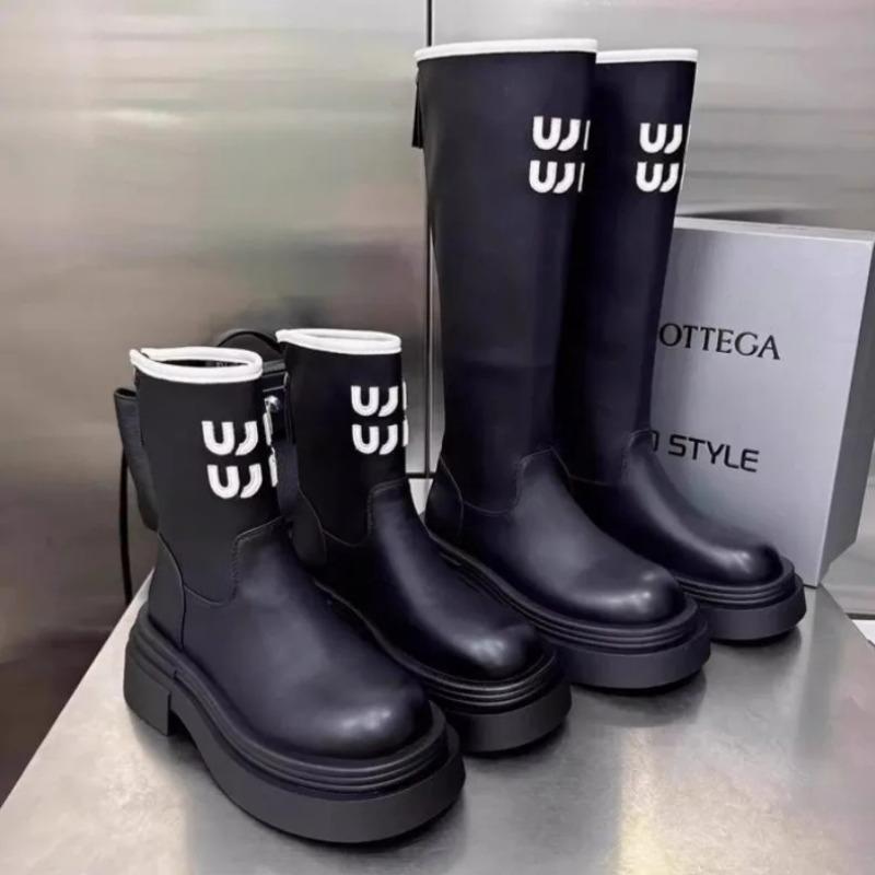 Women Snow Platform Ankle Boots Fashion High Boots Mid Calf High Heels Leather Shoes Winter 2025 Trend Non Slip Warm Botas Mujer 35
Women Snow Platform Ankle Boots Fashion High Boots Mid Calf High Heels Leather Shoes Winter 2025 Trend Non Slip Warm Botas Mujer 35