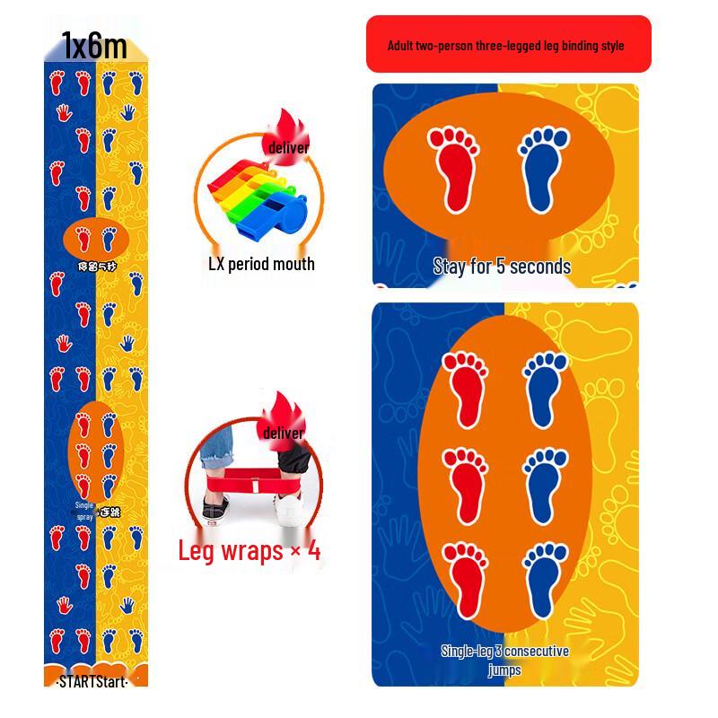 WEZHO Team Building Leg Tie Race Mat
WEZHO Team Building Leg Tie Race Mat