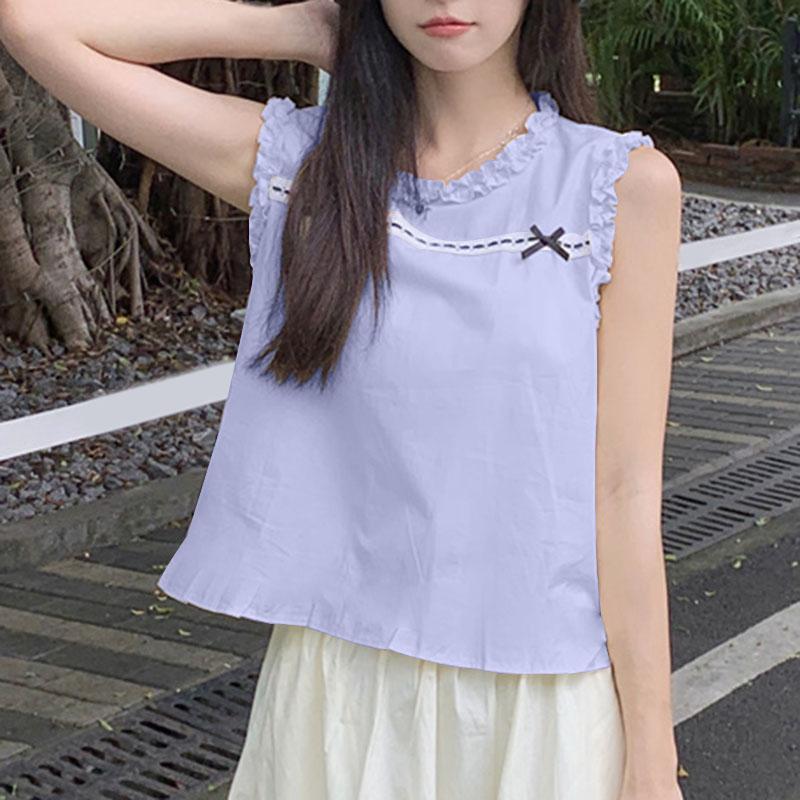 VONDA Жіночі повсякденні мереживні вільні майки без рукавів з круглим вирізом і рюшами 5XL фіолетовий
VONDA Жіночі повсякденні мереживні вільні майки без рукавів з круглим вирізом і рюшами 5XL фіолетовий