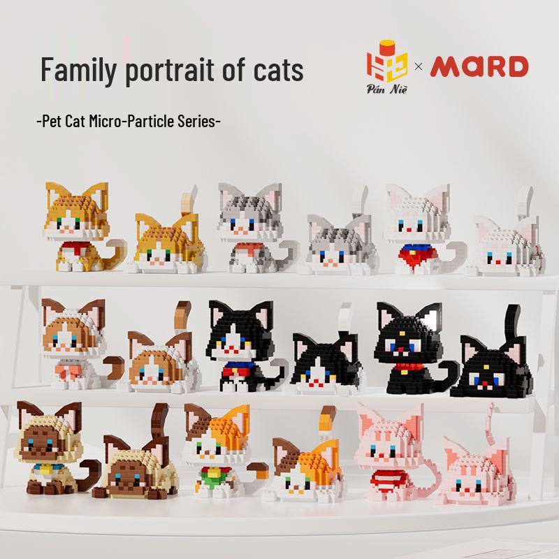Compatible Lego Cat Series Animal Micro Particle Building Blocks for Children s Creative and Educational Assembly
Compatible Lego Cat Series Animal Micro Particle Building Blocks for Children s Creative and Educational Assembly