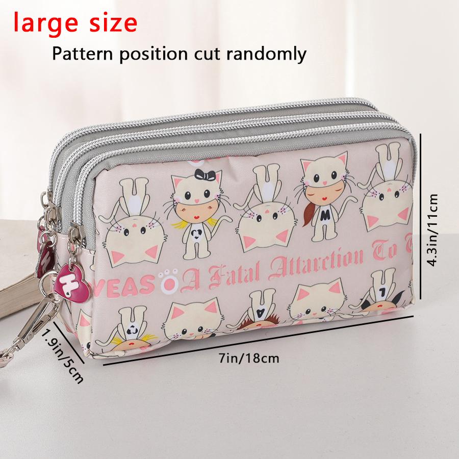 Fashionable clutch for women, long 3-zipper large-capacity wallet, multi-functional mobile phone bag, coin purse
Fashionable clutch for women, long 3-zipper large-capacity wallet, multi-functional mobile phone bag, coin purse