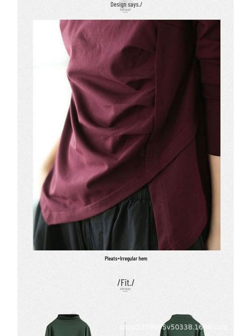 Женский осенний литературный ретро топ с высоким воротом и плиссировкой - Универсальная и стройнящая повседневная рубашка M чёрный
Женский осенний литературный ретро топ с высоким воротом и плиссировкой - Универсальная и стройнящая повседневная рубашка M чёрный