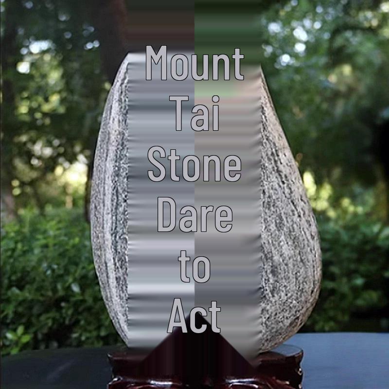 Mount Tai Courtyard Figurine: Floor-Standing Stone Carving for Townhouses Stone height approx. 16-18cm (with base)
Mount Tai Courtyard Figurine: Floor-Standing Stone Carving for Townhouses Stone height approx. 16-18cm (with base)