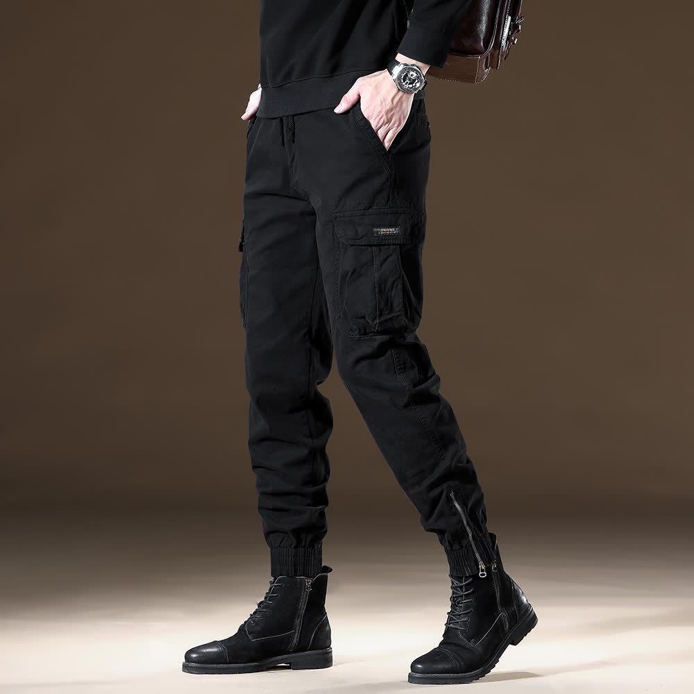 Мужской ретро-черный комбинезон в американском стиле для активного отдыха — модный, износостойкий, свободные манжеты, повседневные осенние брюки L
Мужской ретро-черный комбинезон в американском стиле для активного отдыха — модный, износостойкий, свободные манжеты, повседневные осенние брюки L