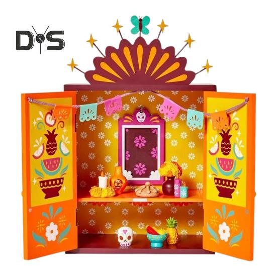 Мини-деревянный алтарь День мертвых Алтарная коробка с рамкой для фотографий с памятью Мексиканский узор Мини-алтарь для домашнего украшения стола жёлтый
Мини-деревянный алтарь День мертвых Алтарная коробка с рамкой для фотографий с памятью Мексиканский узор Мини-алтарь для домашнего украшения стола жёлтый