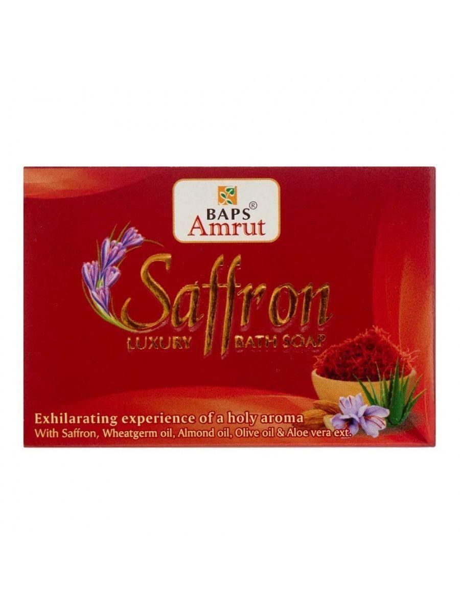 Банное твердое мыло Шафран Люкс (Saffron Luxury Bath Soap) аюрведическое средство для гигиены тела с маслом Шафрана Baps Amrut, 100г
Банное твердое мыло Шафран Люкс (Saffron Luxury Bath Soap) аюрведическое средство для гигиены тела с маслом Шафрана Baps Amrut, 100г